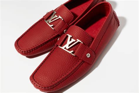 louis vuitton red dress|red Louis Vuitton dress shoes.